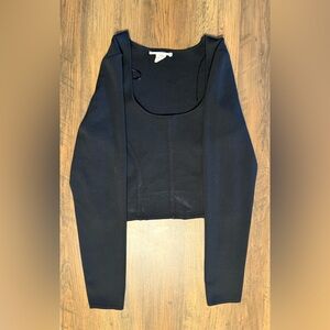 Black Long Sleeve Women's Top